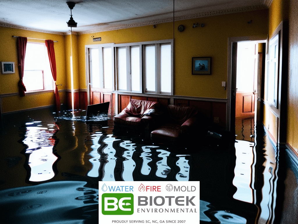 An image of an apartment flood